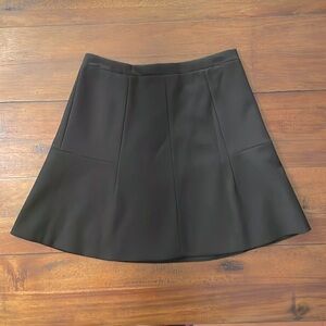 J crew a line black skirt size 0